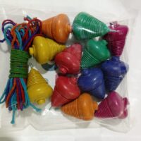 Rim Spinning Top (Pack of 12) Super Jumbo Spinning Top (STJ)Gift for kids Lattu,Spinning top